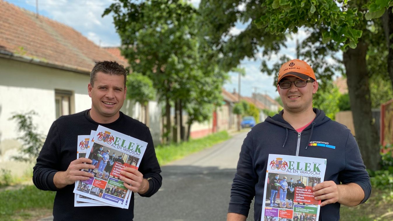 Olimpikonok is kézbesítik az újságot Eleken