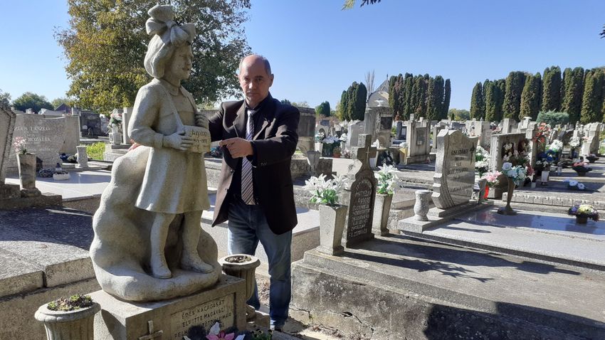 BEOL – Ötévesen elhunyt gyermekek emlékét is őrzik a kunágotai sírkövek