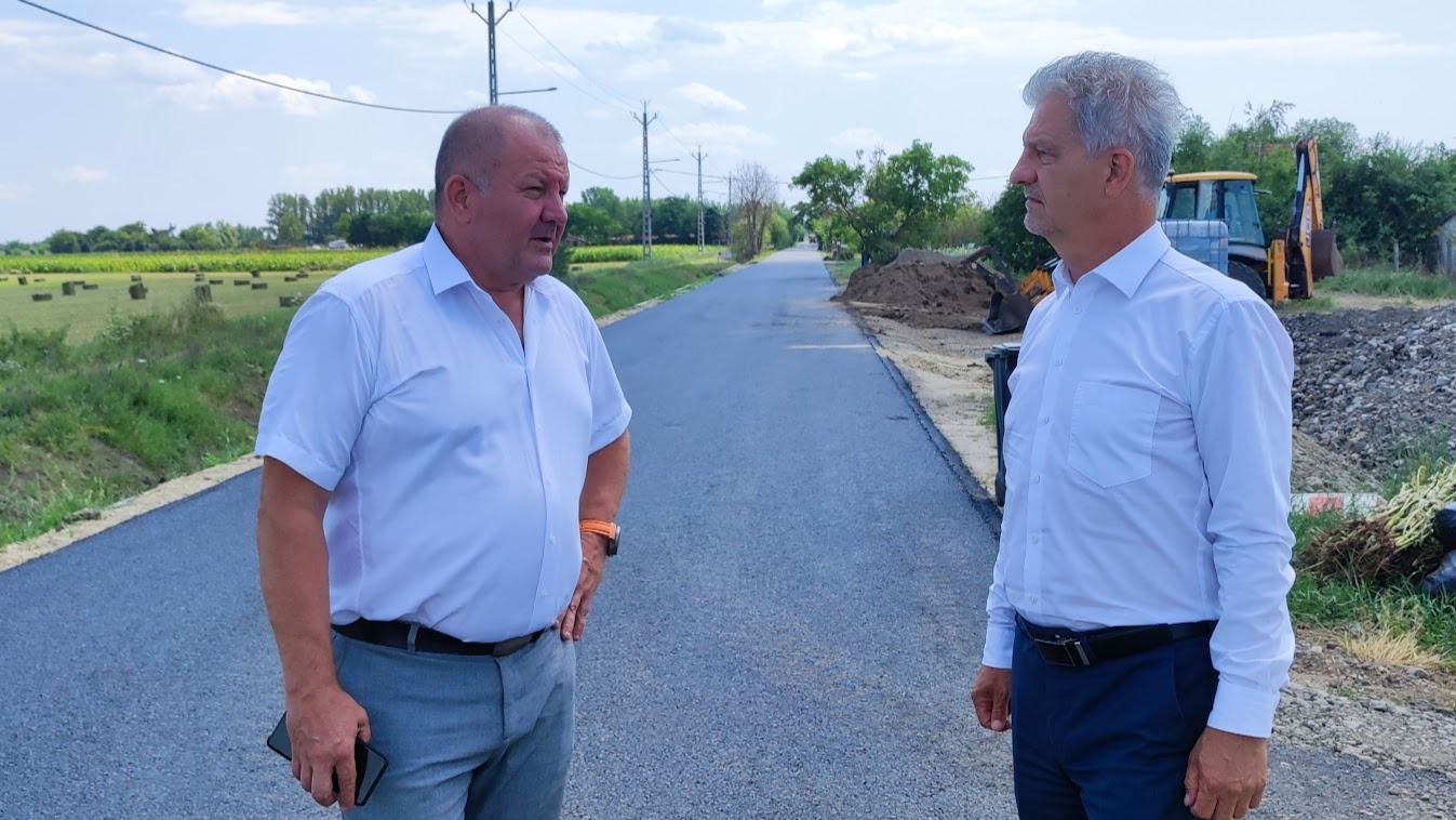 Aszfaltutat építettek Békéscsabán, a külterületi Ormay soron