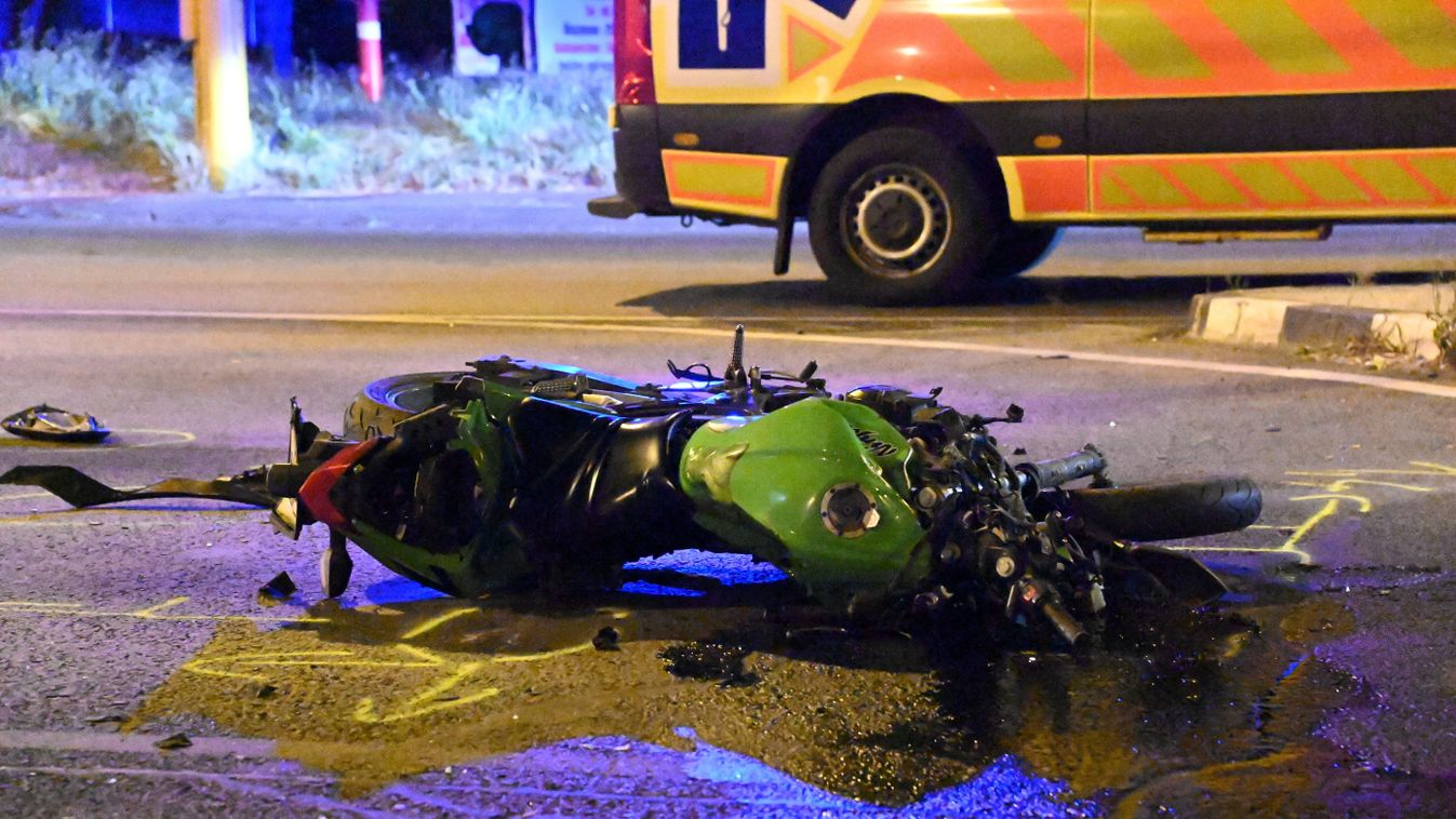 Elrettentő videót tett közzé a rendőrség egy motorbalesetről