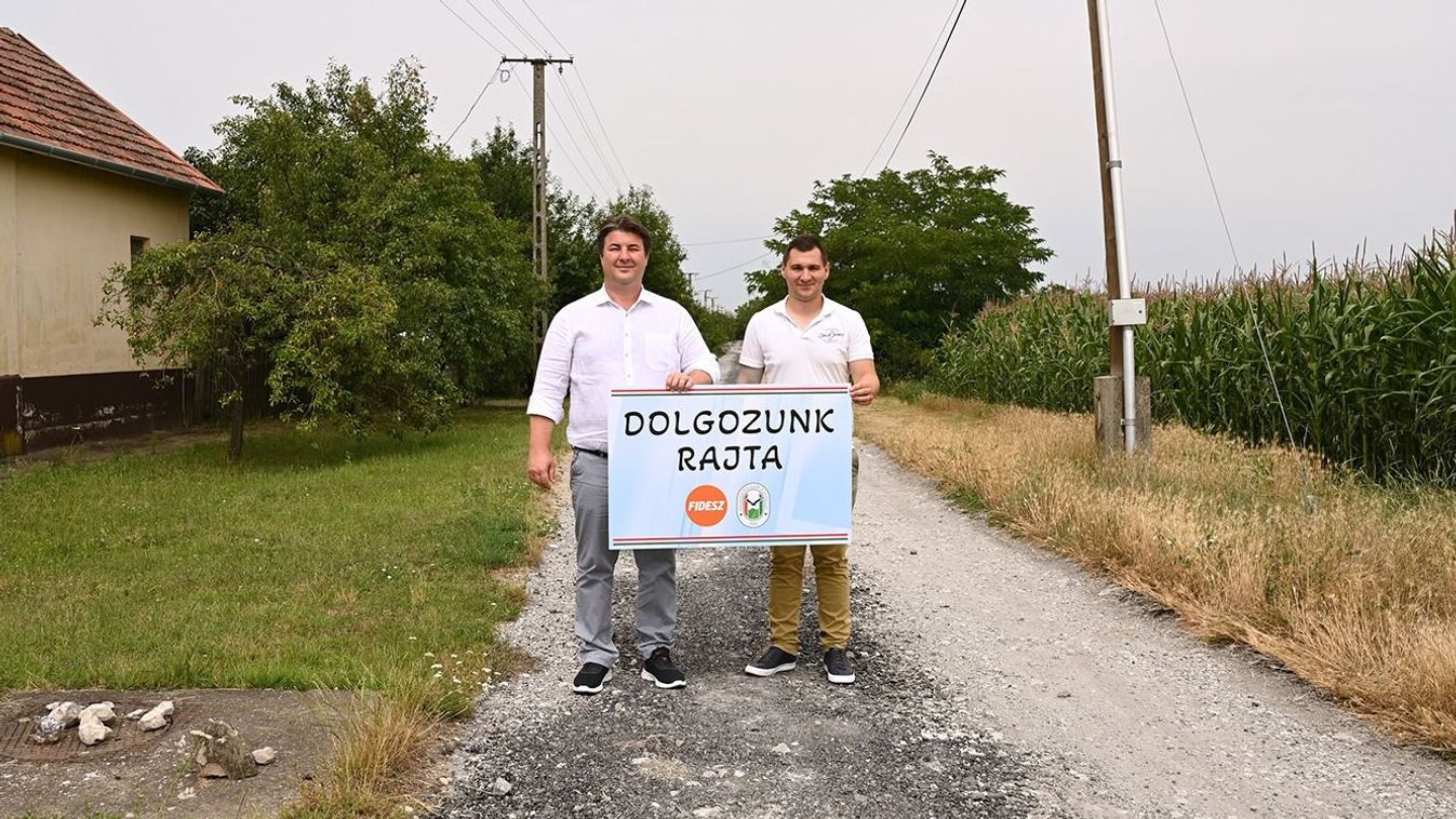 Felújítják a Gárdonyi utcát Gábortelepen