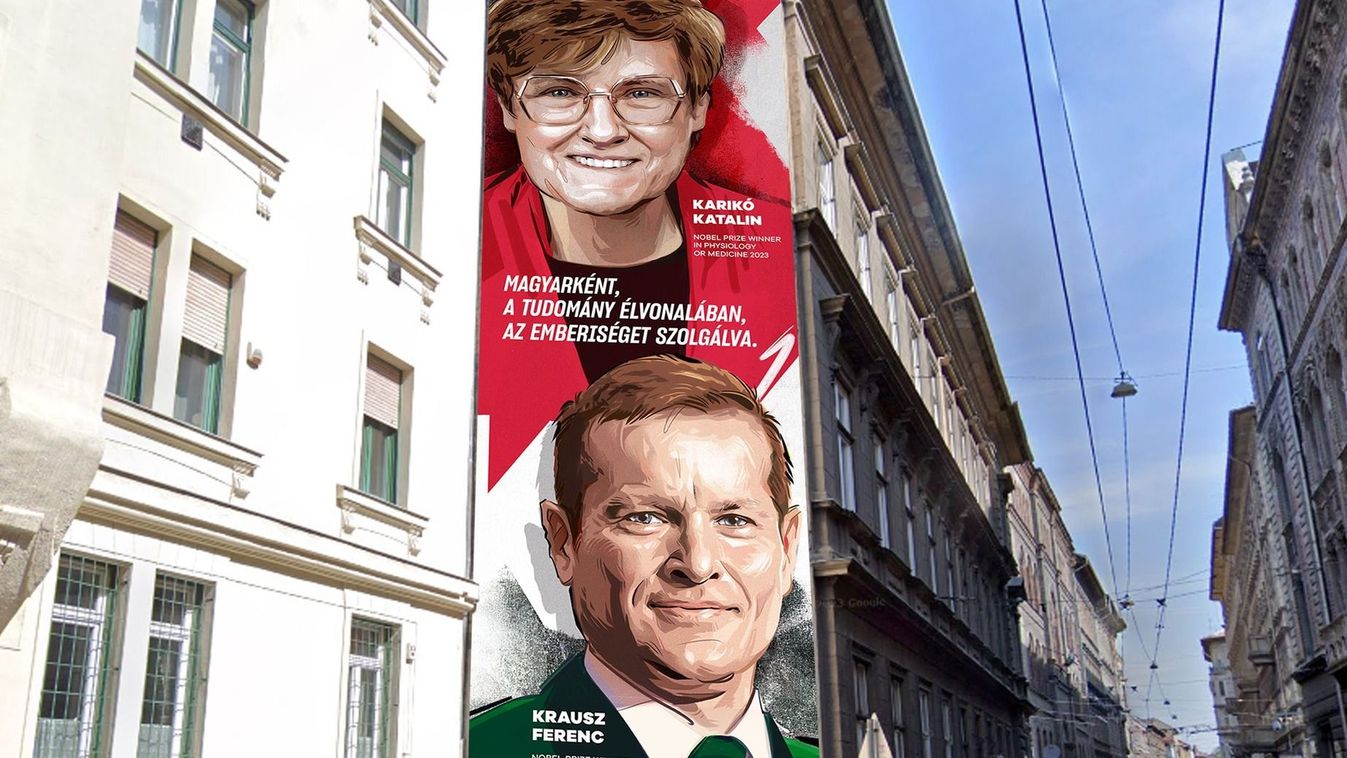 Budapesten felavatták a Nobel-díjasok Falát
