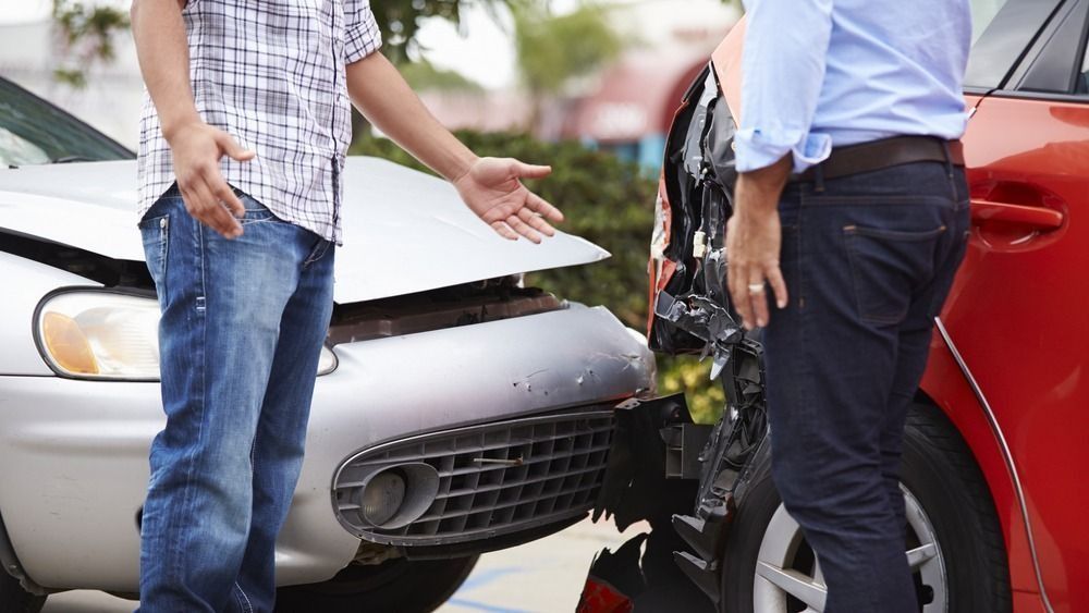 Two,Drivers,Arguing,After,Traffic,Accident