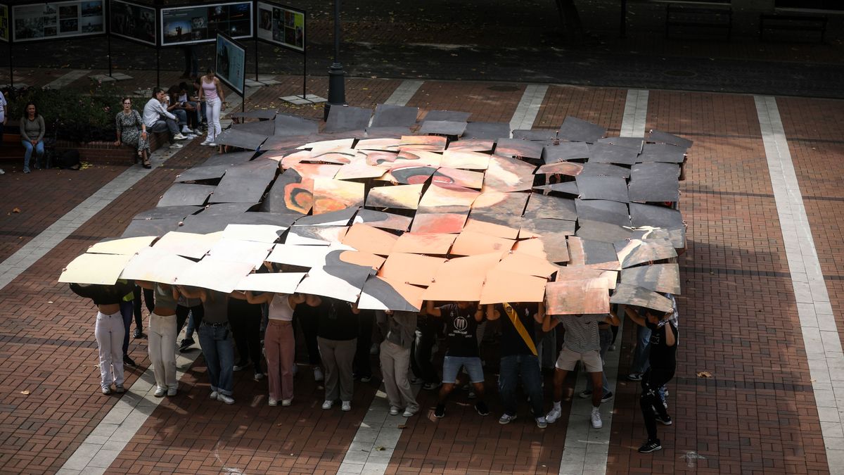 Ásító inas, Munkácsy Mihály, flashmob