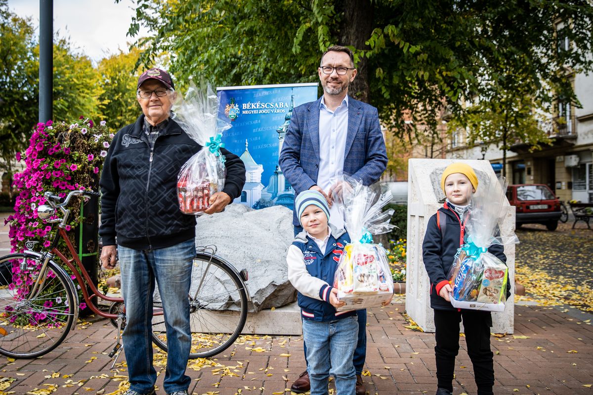 én és a biciklim, kerékpáros verseny nyeretései