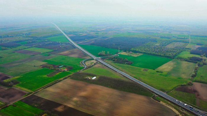 Így néz ki fentről a M44 zárószakasza