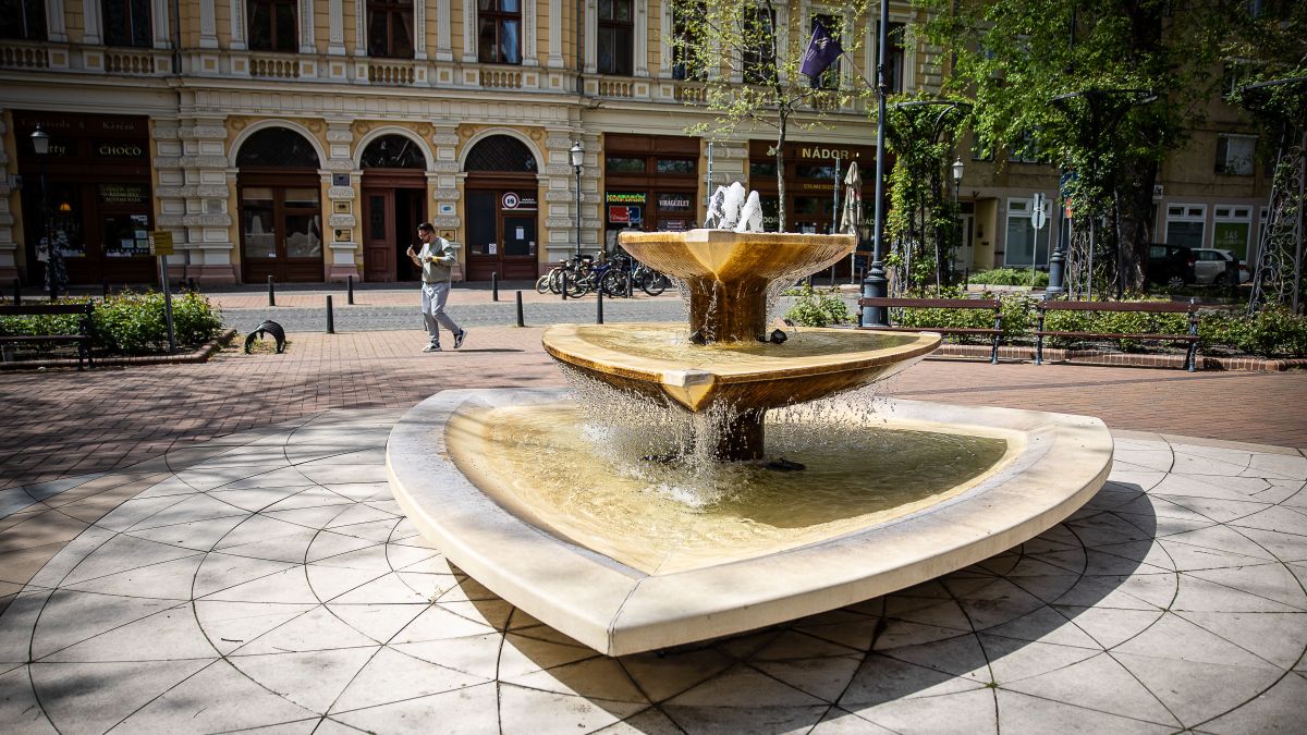 szökőkút, békéscsaba