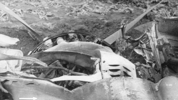 Lezuhant repülőgép Békéssámson határában 1963-ban: képeken a helyszín szemle
