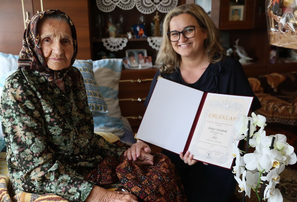 Anna néni, 102 éves
