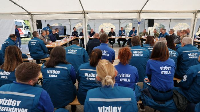 A vízkár elleni védekezést gyakorolták a Körösökön