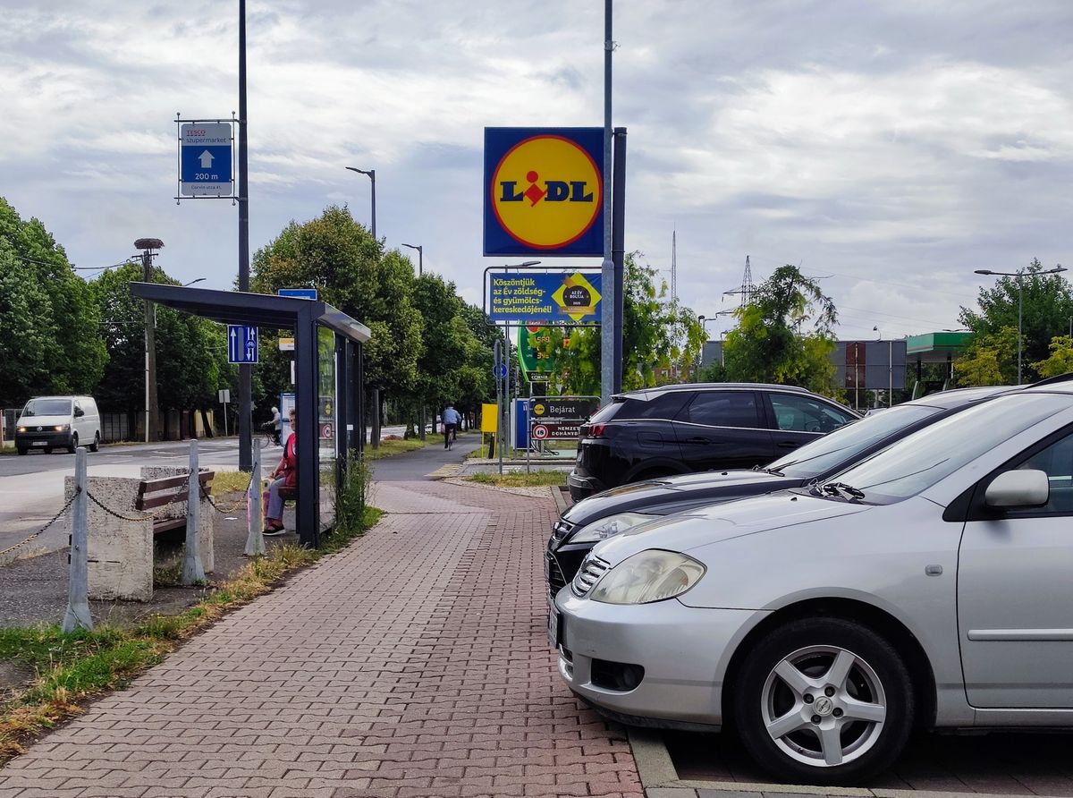 lidl-parkoló