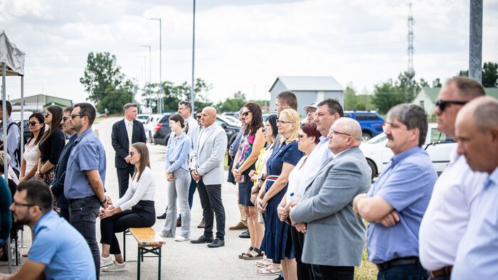 Medgyesegyházi ipari park ünnepélyes alapkőletétele