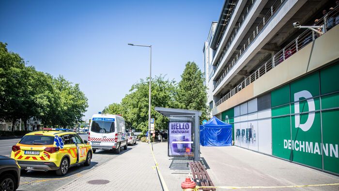 Szörnyű tragédia a Csaba Center parkolóházánál