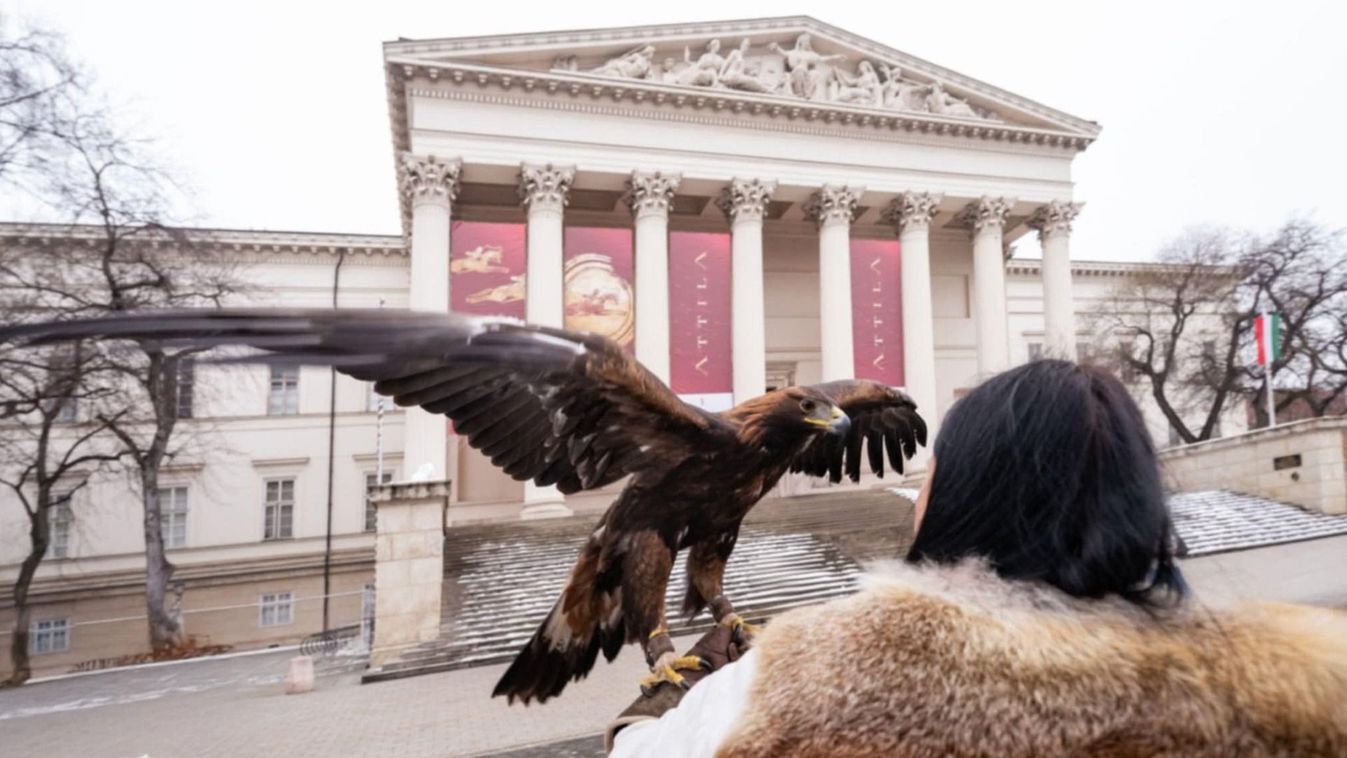 A hun hagyományoktól a balerinákig: ragadozó madarakkal hódítja meg az országot